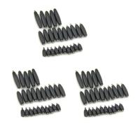 3 ejes de embrague de rodillo de baquelita para saxofón alto y tenor, barra de eje de baquelita, color negro