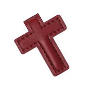 3. Elegantes marcadores de piel con forma de cruz antideslizantes para libros, diarios, viajes y estudio bíblico, artículos esenciales para niños y adultos lectores