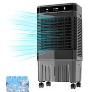 3 en 1 Climatizador Evaporativo, Enfriador de Aire Acondicionado Portatil sin Tubo Exterior, Oscilación Automática de 3 Velocidades, Sincronización de 12 H, 40 L Tanque de Agua (Size : Mechanical)