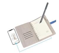 3 en 1 Conjunto de Escritura de Lápiz Inteligente de Lápiz Digital, Bolígrafos Inteligentes y Cuaderno para Tomar Notas, Convertir a Texto, Almacenar y Compartir Notas en Papel, (Blue)