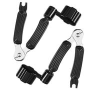 3 en 1 Enrollador y Cortador de Cuerdas de Guitarra,2 PCS Enrollador de Cuerdas para Guitarra Cortador de Cuerda Extractor de Puente Pines Herramienta de Ajustar Remover Reparación de Guitarra