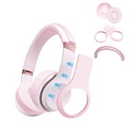 3 en 1: juego de fundas de silicona Solo 4, funda antiarañazos, cubierta para auriculares Beats Solo 4, accesorios protectores de silicona suave Solo4 (rosa)