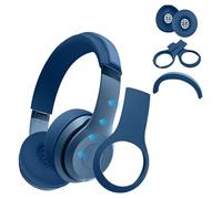 3 en 1: juego de fundas de silicona Solo 4, funda antiarañazos, cubierta para auriculares Beats Solo 4, accesorios protectores de silicona suave Solo4 (azul)
