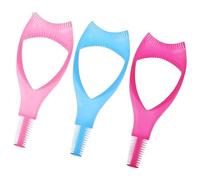 3 en 1 Máscara de rímel Aplicador, Eye Lash Helper Guide, Mascara Shield Aplicador, Mascara Applicator Guide, Eyelashes Tool, Eyelashes Comb Makeup Cosmetic Tool para suministros de ayuda de belleza