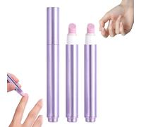 3 en 1 Nail Care Pen, Cuticle Oil Pen for Nails with Ceramic Tip & Pusher, Durable Hangnail Oil Pen Moisturize Strengthen Shine (2pcs)