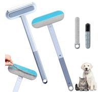 3 en 1 Quitapelos para Mascotas 2 pcs Cepillo Quitapelusas Removedor de Pelo para Mascotas, Multifuncional y Reutilizable Cepillo de Limpieza para Ropa, Alfombras, Vidrio, Coches