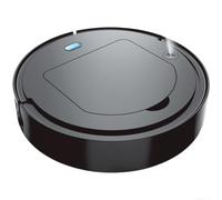 3 en 1 Smart Spray Robot Aspirador con luz azul para barrido succión fregona en piso duro y alfombra 1499pa Potencia 90 min para duración de la batería Navegación automática Blanco (negro)