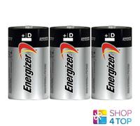3 Energizer Max Alkaline Batteries Tamaño D LR20 1.5V Mono R20 MN1300 AM1 2030