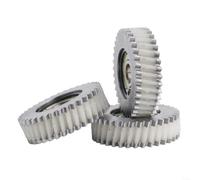 3 engranajes planetarios 36T para piezas de bicicletas eléctricas, engranajes oblicuos de 38,5 x 11 mm con rodamientos 608, repuesto de cobre de acero de nailon ligero (acero)