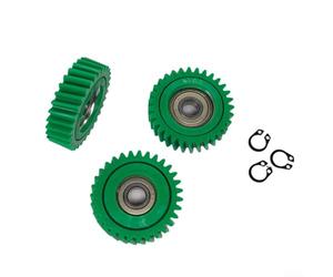 3 engranajes planetarios sesgados de nailon para motor de bicicleta eléctrica 608 rodamientos 31T/35T engranajes compatibles con sistemas de motor de 500 W y 750 W (31T)