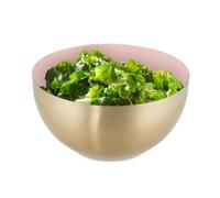 3 Ensaladeras acero inox. Bol cocina 2 l Bol repostería Cuenco dorado y rosa