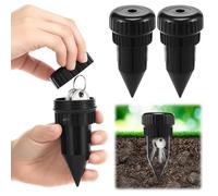 3 escondites para llaves al aire libre, resistentes al agua, escondite secreto para dinero, llaves creativas, escondite al aire libre para jardines, céspedes, terrazas y búsquedas del tesoro (3