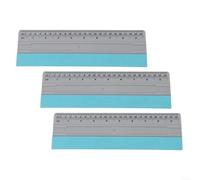 3 espátulas para tinte de ventana de coche e instalación de película, raspador multiusos con fieltro para aplicación de burbujas en superficies curvas y planas (10 pulgadas)