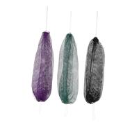 3 esponjas de baño africanas: esponja de baño africana de red larga, exfoliante, para ducha, cuerpo, espalda y piel más para uso diario.