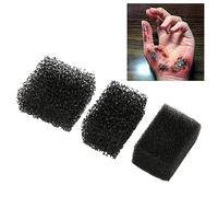 3 esponjas de hisopo diferentes, fáciles de usar con textura para maquillaje de Halloween, cosplay, escenarios y efectos de