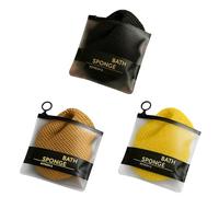 3 esponjas de red africanas, esponja exfoliante de limpieza profunda, esponja de ducha de red africana, limpiador de espalda para todo tipo de piel, esponja exfoliante para eliminación de piel muerta