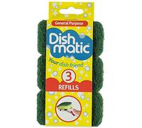 3 esponjas (estropajos) Dishmatic de Recambio de Caraselle