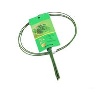 3 estacas de soporte para plantas de jardín para plantas tupidas, jaulas de hierro resistentes para tomate, peonía, hortensia y más (20 cm)