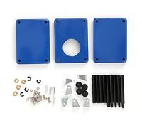 3 - Estante para herramientas de coches RC de metal con 3 niveles, carrito de mantenimiento para coches RC con ruedas, organizador compacto de herramientas de metal para coches RC (Azul)