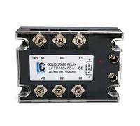 3 Fase SSR 10DA 25DA 40DA 60DA 80DA 100DA 120A 3-32V DC Control 24-480V AC Trifásico Relé de estado sólido DC-AC(40DA)