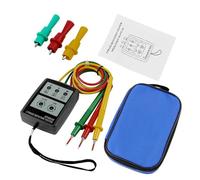 3 fases de 60 V-600 V secuencias de órdenes de presencias de rotación, indicadores de comprobador de rotación, detectores, medidor de 20 Hz-400 Hz con probador LED de fase eléctrica