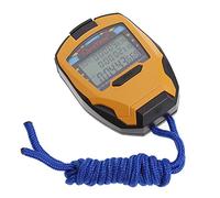 3 filas de 100 vueltas 1/1000s digital deportivo contador temporizador profesional atlético cronómetro cocina temporizador digital acero inoxidable