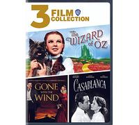 3 Film Collection: The Wizard of Oz / Gone With the Wind / Casablanca [USA] [DVD]
