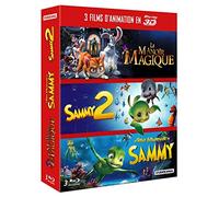 3 films d'animation en Blu-ray 3D et 2D : Le manoir magique + Sammy 2 + Le voyage extraordinaire de Sammy [Italia] [Blu-ray]