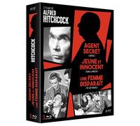 3 films de Alfred Hitchcock : Agent Secret + Jeune et innocent + Une femme disparaît [Francia] [Blu-ray]