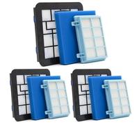 3 filtros de repuesto compatibles con Philips PowerPro Compact y Active Cylinder FC8010/01, FC9332/09