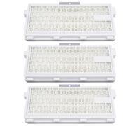 3 filtros HEPA Airclean Plus 50 para aspiradora Miele Compact C1/C2, Complete C2/C3, Guard S1/L1/M1, 3 filtros con 3 filtros de motor y 3 filtros de salida para S4000, S5000, S6000 y S8000 Serie