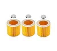 3 filtros HEPA compatibles con aspiradoras Karcher WD, WD2, WD3, WD1, MV3 y MV2, WD2250, WD3.200 y WD3.300.