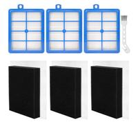 3 filtros HEPA para aspiradora AEG AUSK11 LX7 LX8 Allergy Plus Performance, filtro de repuesto para AEG AFS1W AEF12 EF129 Turbo Cyclonic LX7-2-ÖKOX LX7-2-CR-A LX7-2-FFP LX8-2-ÖKO, para Philips FC8038