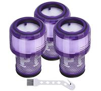 3 Filtros Hepa para Dyson V12 Detect Slim, Filtro de repuesto para aspiradoras Dyson V12 Slim Absolute Extra/Total Clean/Fluffy, sustituye # 971517-01