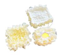 3 Fleurs de Douche en Textile Doux, Lot Économique d'Éponges de Bain à Mousse Abondante, Idéales pour Savon et Gel Douche, Séchage Rapide pour une Hygiène Optimale