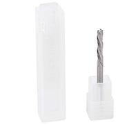 3 Flute Carbide Milling Cutter | 3.175mm Shank for Aluminum & Non - Ferrous Metals | CNC Router Bit / Woodworking Tool / Engraving | 45mm Total Length