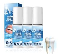 3 Frasco Tooth Polish Pintura de Dientes Pintura Dental Suave y Seguro Aplicación Precisa y Portátil Elimina Manchas Blanquea Los Dientes Rápidamente Aliento Fresco 5ml/Frasco