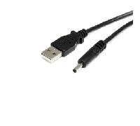 StarTech.com - Cable Adaptador de Alimentación de 90cm USB a Conector Coaxial Tipo H 5V DC - Macho a Macho