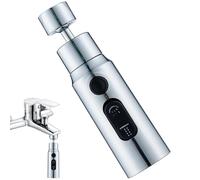 3-Function Kitchen Faucet Sprayer, Rotatable 360 Degree Faucet Extender, Adjustable Spray Head for Kitchen Tap, Efficient Water Sprayer for Washing, Cleaning, Rinsing & More