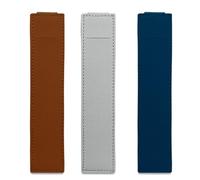 3 fundas ajustables con banda elástica para lápices, para diarios de tapa dura, cuadernos, planificadores, elegantes