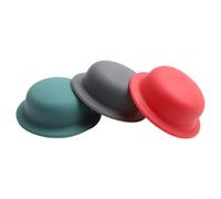 3 Fundas de Silicona para Asas de Olla - Protectores Térmicos Extraíbles para Perillas de Tapa - para agarre Seguro en Cocina Diaria - Tamaño Estándar 7x5.5cm