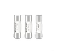 3 fusibles solares de 10 x 38 mm CC 1000 V 15 A, fusibles fotovoltaicos de acción rápida para paneles solares y sistemas de batería (25 A)