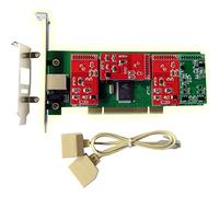 3 FXO+1 FXS,2U,Tarjeta PCI de 4 Puertos analogicos,VOIP FXS FXO Asterisk,AsteriskNow,Issabel,FreePbx …TDM410P TDM400P