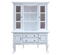 3. Gabinete de madera pequeño hecho a mano para casas de muñecas realista escala 1/12 muebles de cocina, modelo de manualidades, decoración de fotografía, pequeño gabinete de sala de estar para casas