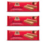 3 gofres Tre Marie Ancora Uno oblea Nocciolato rellenos con crema de avellana y avellanas picadas 140 g
