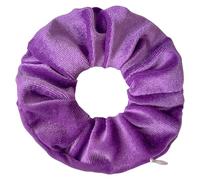3 gomas de pelo de terciopelo para niñas y mujeres - Goma de pelo original con bolsillo oculto y cremallera para guardar accesorios y objetos pequeños (colour 46,3)