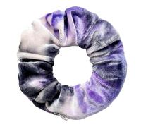 3 gomas de pelo de terciopelo para niñas y mujeres - Goma de pelo original con bolsillo oculto y cremallera para guardar accesorios y objetos pequeños (colour 41,3)