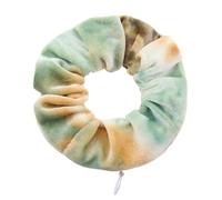 3 gomas de pelo de terciopelo para niñas y mujeres - Goma de pelo original con bolsillo oculto y cremallera para guardar accesorios y objetos pequeños (colour 33,3)