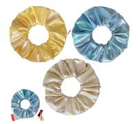 3 gomas para el pelo para mujer con bolsillo con cremallera, gomas elásticas para niñas, gadgets de viaje para mujeres, escondites secretos para objetos de