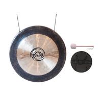 3 gong de yoga de cobre hecho a mano de 50 cm con tallas artísticas, sonido rico para prácticas, instrumento de cobre